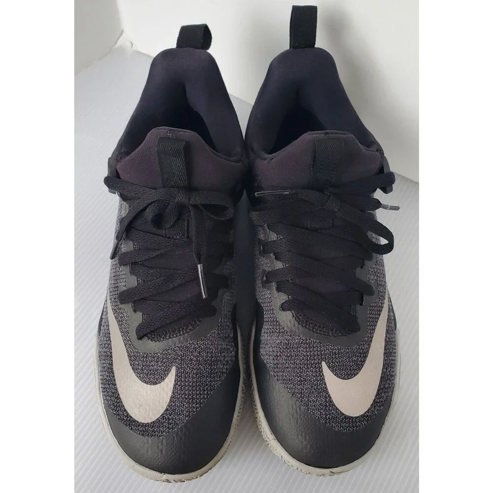 Nike Zoom Shift Mens Basketball Shoes Black Reflective Silver Size US 7 Sneakers